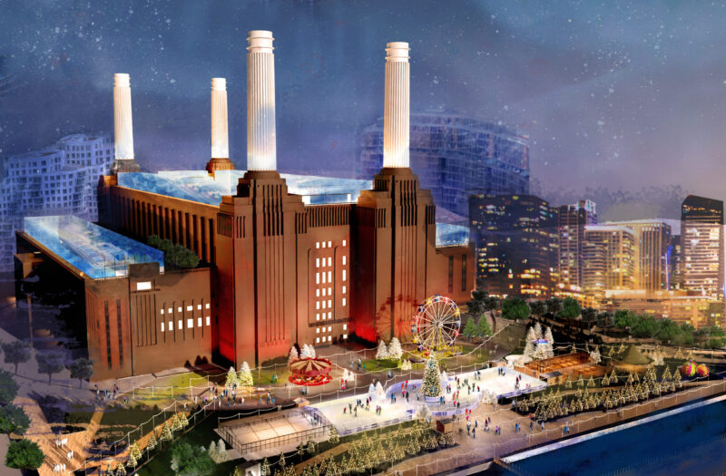 Battersea Power Station redevelopment concept rendering